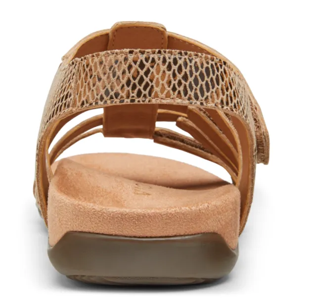 HARISSA SNAKE SANDAL Wheat