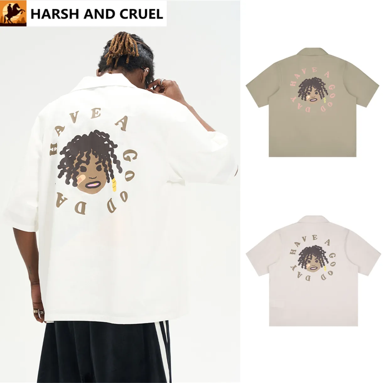 HARSH AND CRUEL  |Short Sleeves Shirts