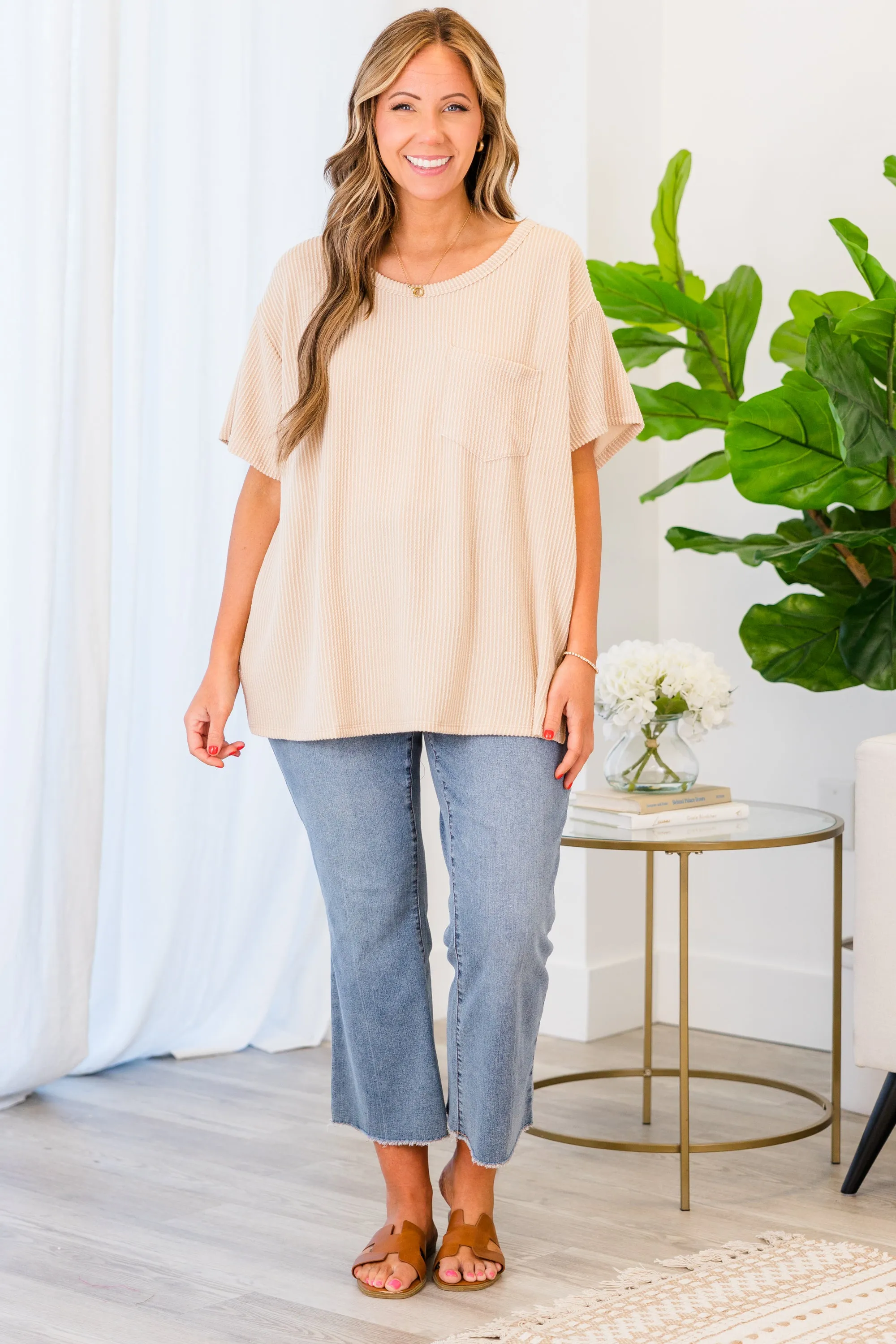 Headliner Top, Taupe