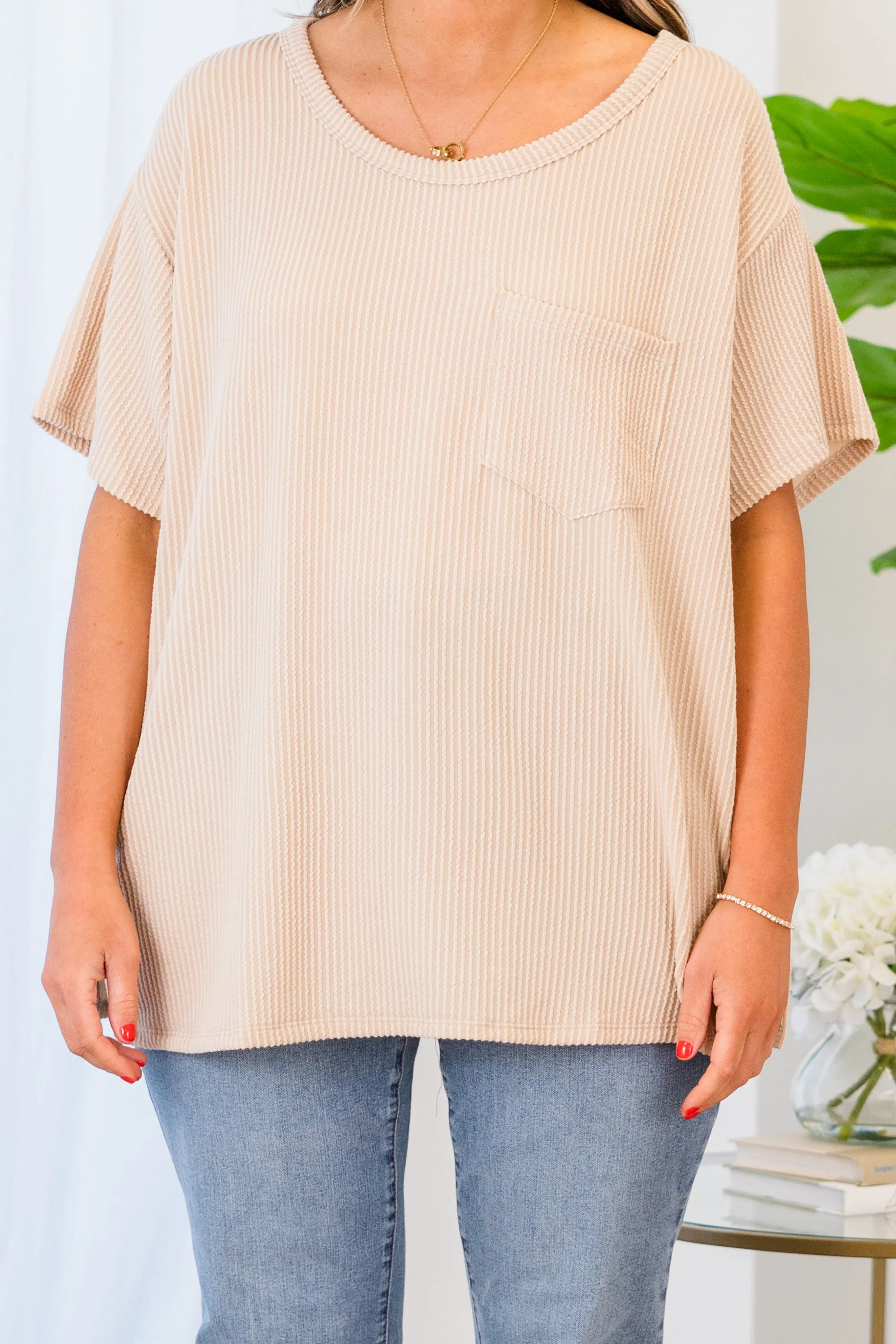 Headliner Top, Taupe