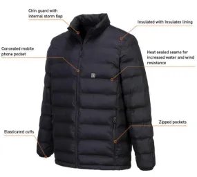 Heated Jacket Ultrasonic Tunnel Puffer inc Battery