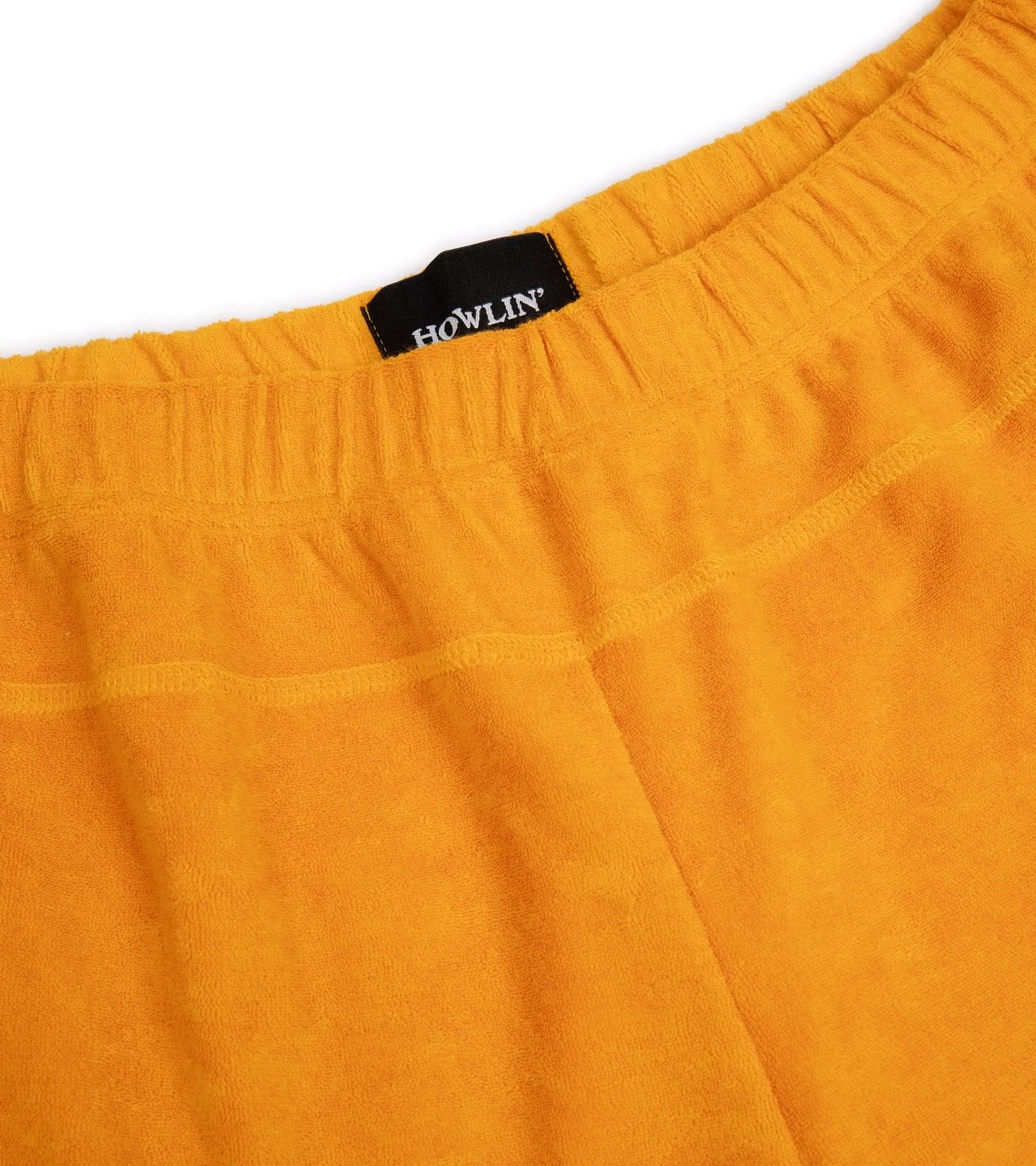 Howlin' Terry Towel Shorts: Yellow Gold