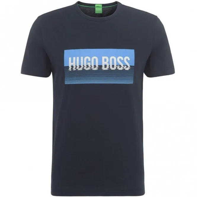 Hugo Boss  |Cotton Short Sleeves Logo T-Shirts