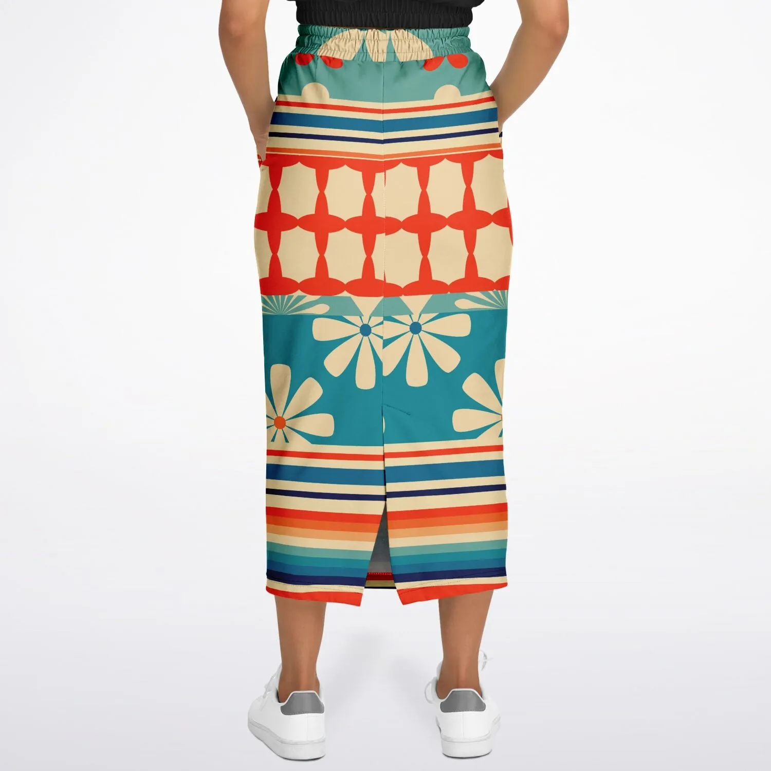 Ima Wallflower Eco-Poly Long Pocket Skirt