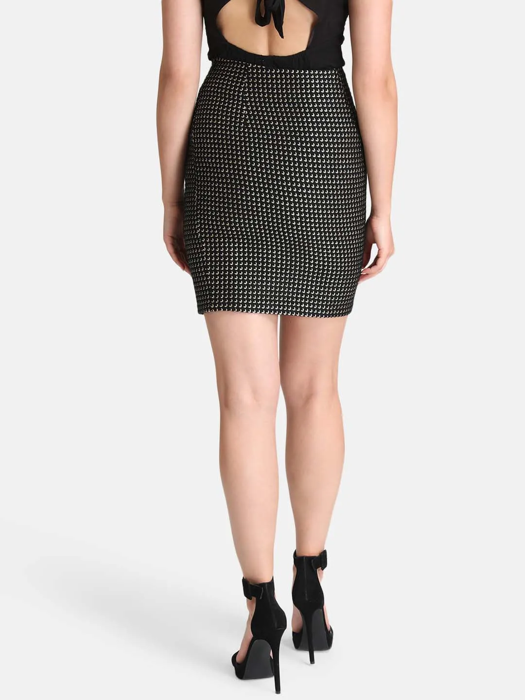 Jacquard Mini Skirt