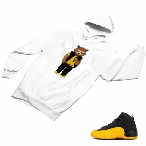 Jordan 12 University Gold Matching Custom Designed Hoodies JD 12-17-22