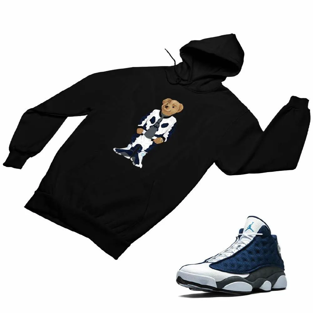 Jordan 13 flint grey Matching Custom Designed Hoodies JD 13-18-10