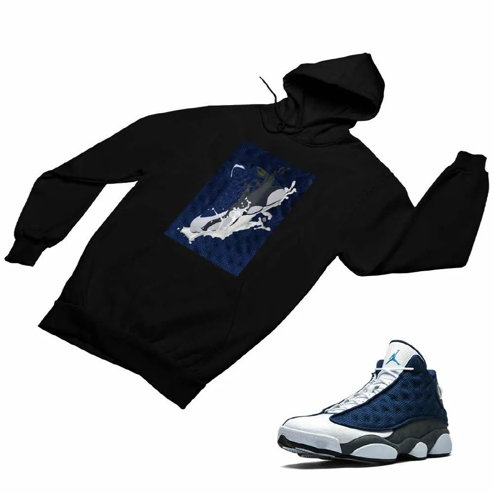 Jordan 13 flint grey Matching Custom Designed Hoodies JD 13-18-20