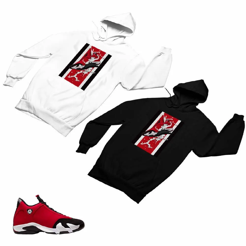 Jordan 14 Retro Gym Red Matching Custom Designed Hoodies JD 14-7-20