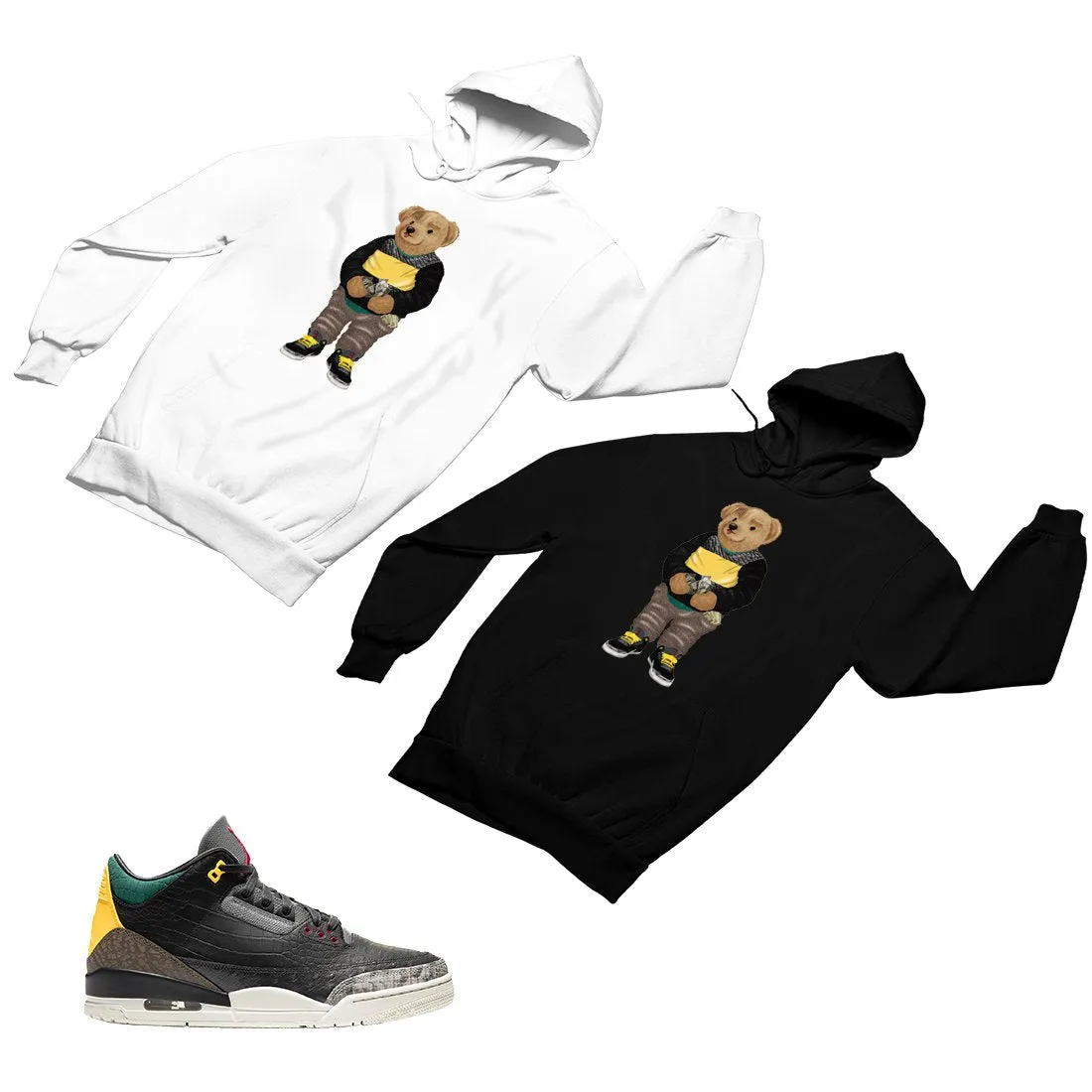 Jordan 3 Animal Matching Custom Designed Hoodies JD 3-11-15