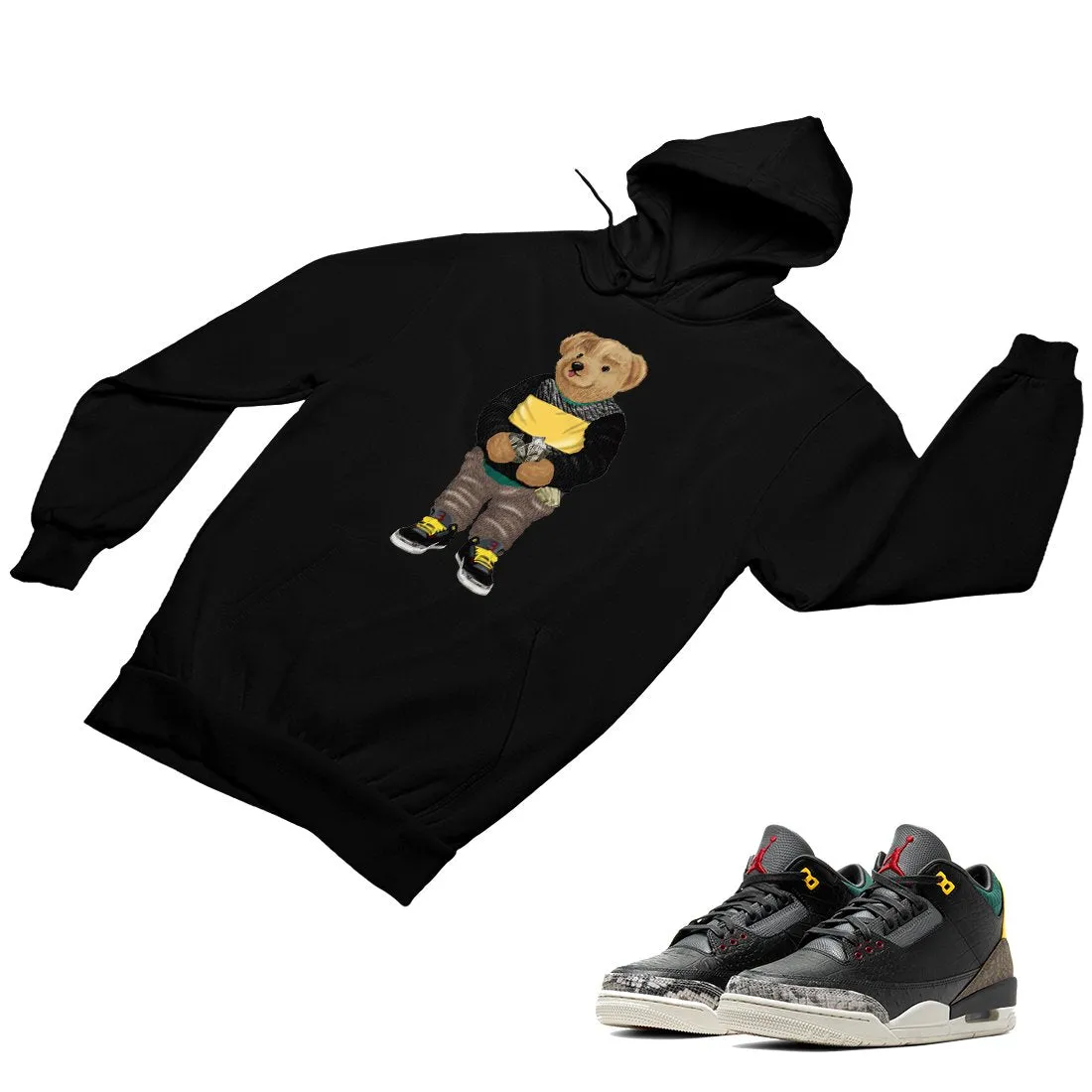 Jordan 3 Animal Matching Custom Designed Hoodies JD 3-11-15