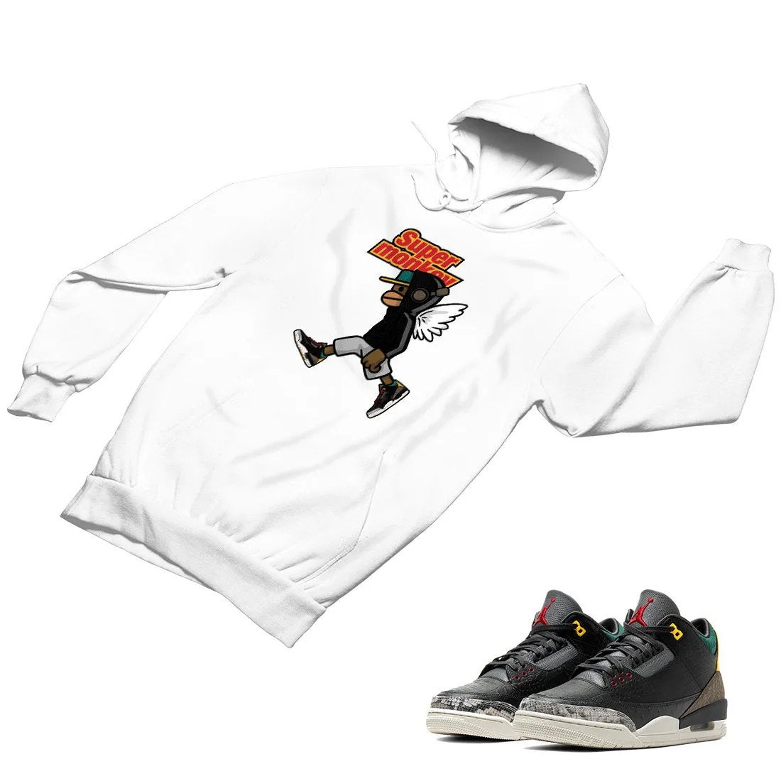 Jordan 3 Animal Matching Custom Designed Hoodies JD 3-11-7