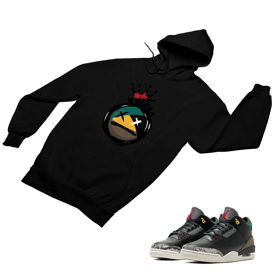 Jordan 3 Animal Matching Custom Designed Hoodies JD 3-11-9