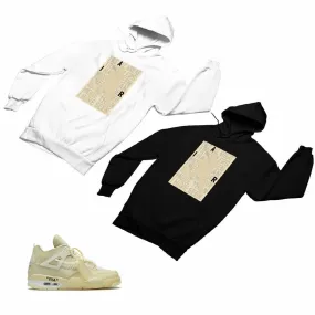 Jordan 4 Sail Matching Custom Designed Hoodies JD 4-24-24