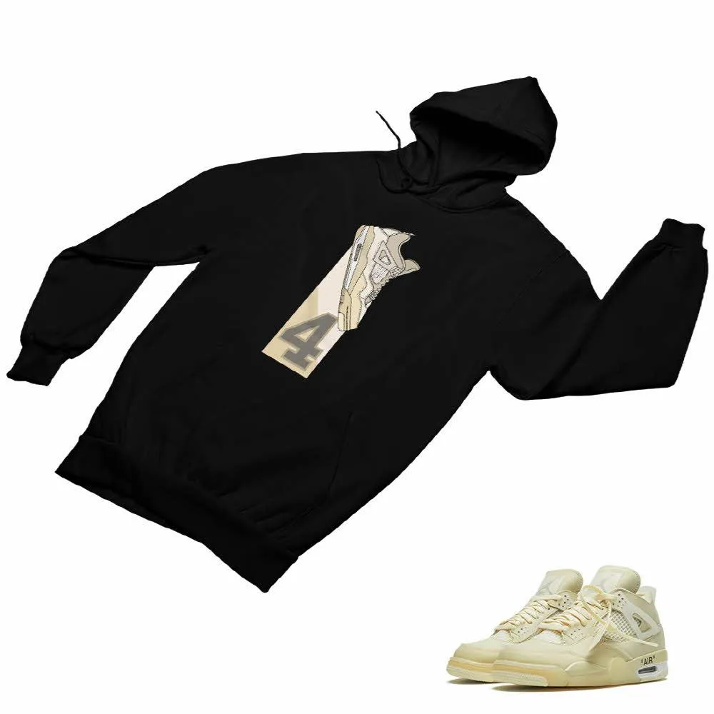 Jordan 4 Sail Matching Custom Designed Hoodies JD 4-24-28