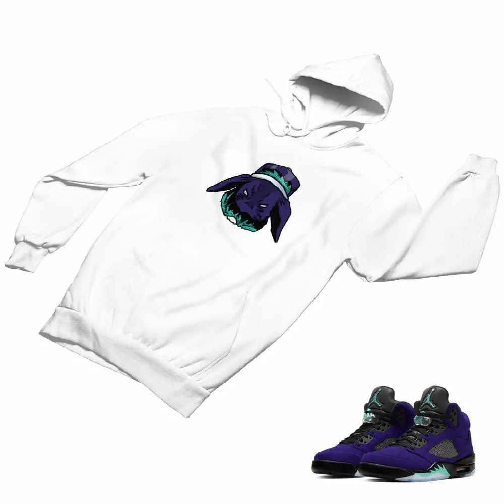 Jordan 5 Alternate Grape Matching Custom Designed Hoodies JD 5-2-8-2