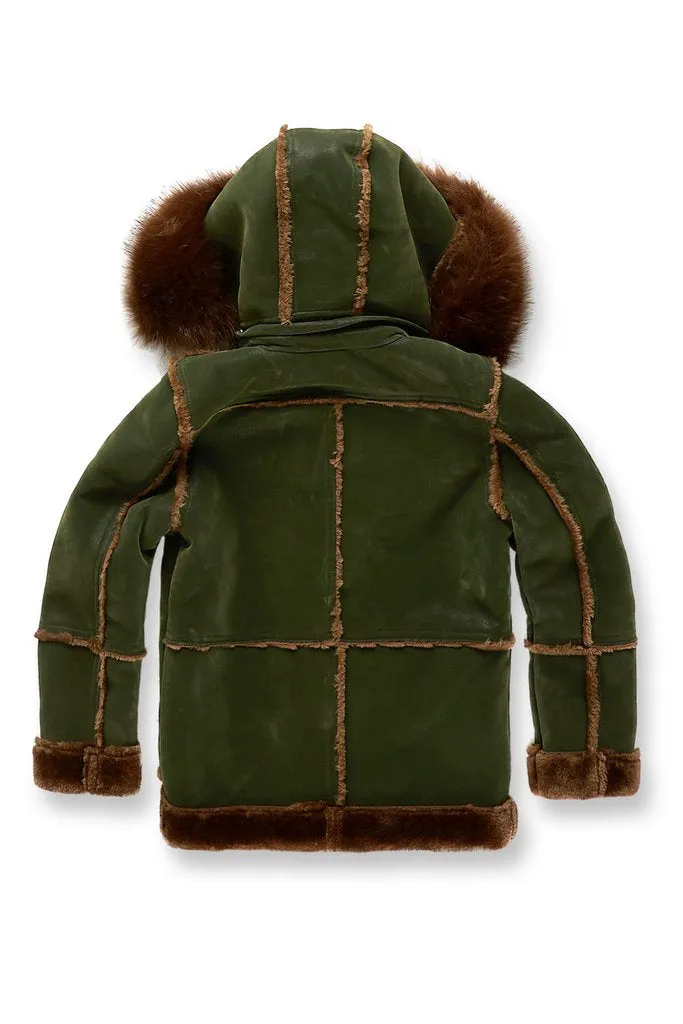 Jordan Craig DENALI SHEARLING JACKET Kids - ARMY GREEN