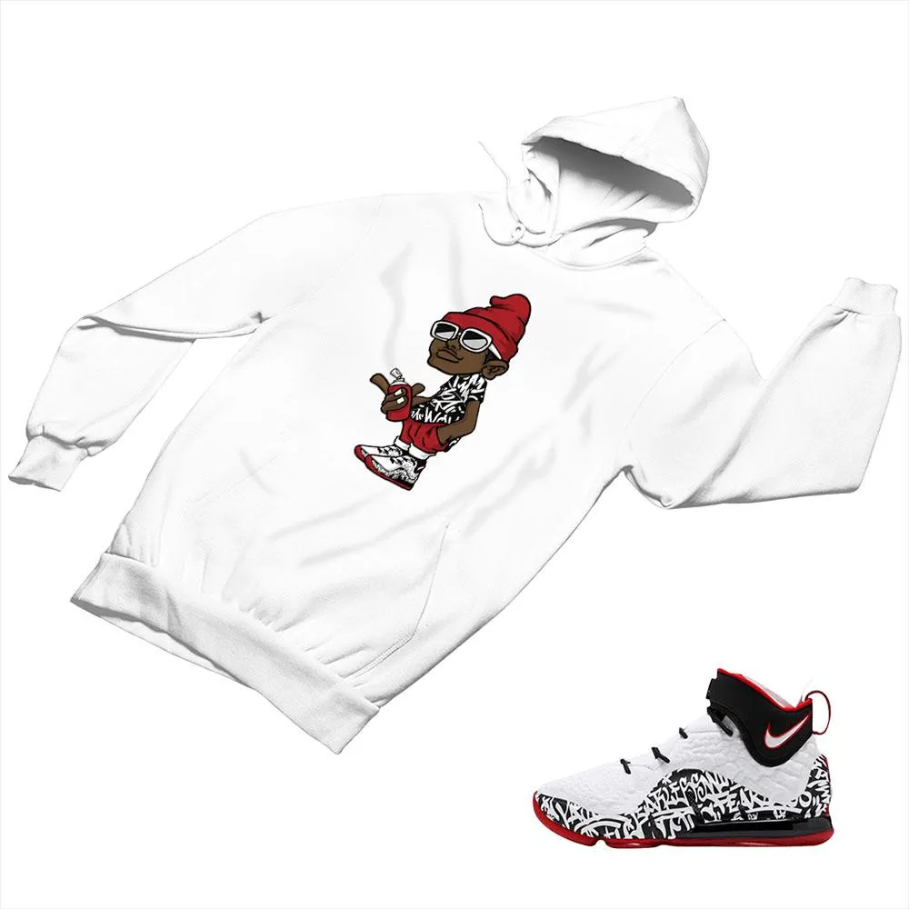 LeBron 17 Graffiti Matching Custom Designed Hoodies NLB17 1-4-3