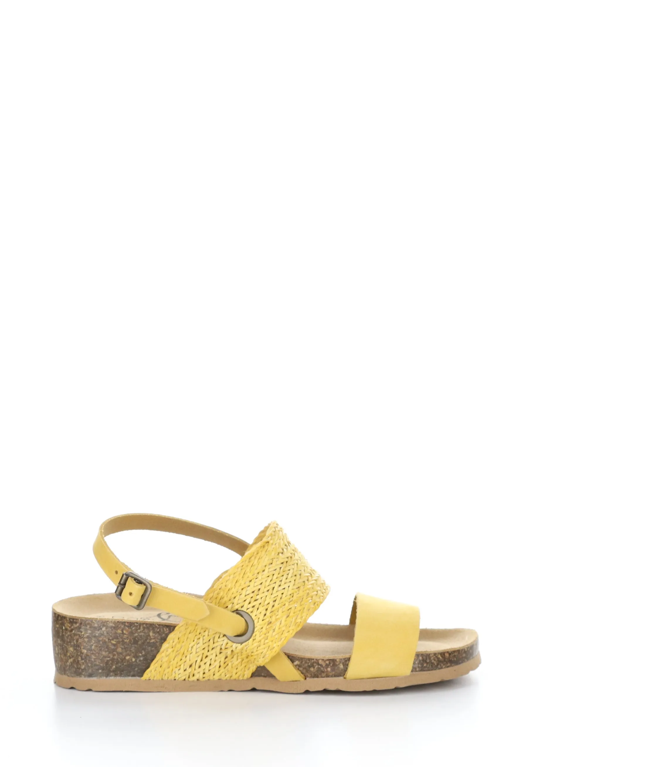 LOVO YELLOW Wedge Sandals