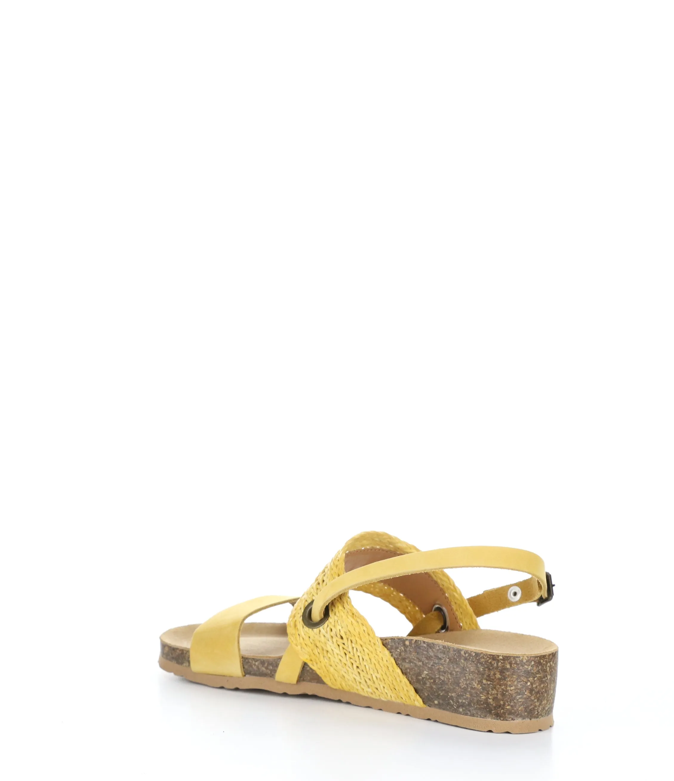 LOVO YELLOW Wedge Sandals