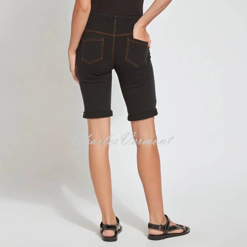 Lysse Boyfriend Denim Short – Style 2835 (Midtown Black)