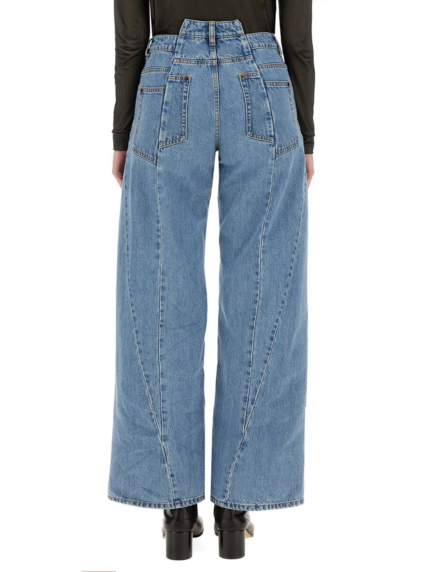 MAISON MARGIELA    COTTON DENIM JEANS