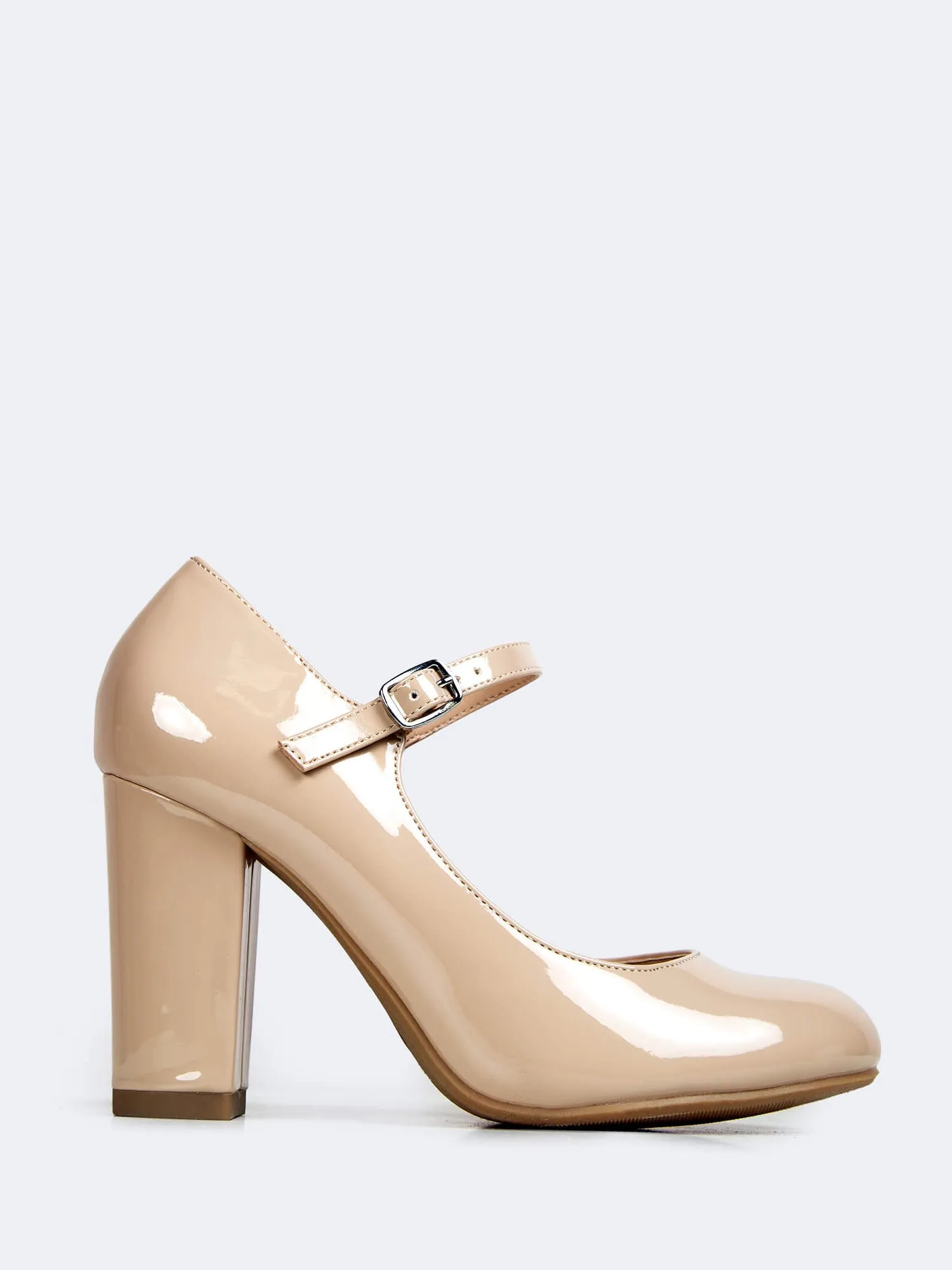 Mary Jane Round Toe Heel