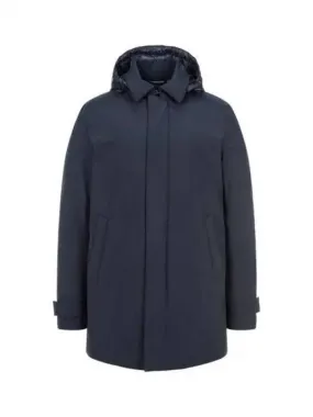 Men s Detachable Hood Goose Down Sub Zero Coat Black 270165