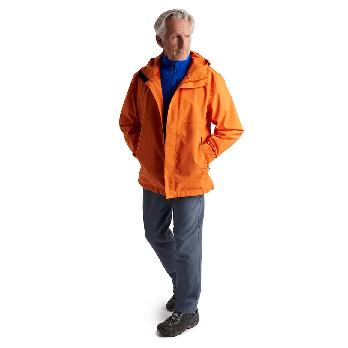 Men's Farne Waterproof Jacket Spiced Orange