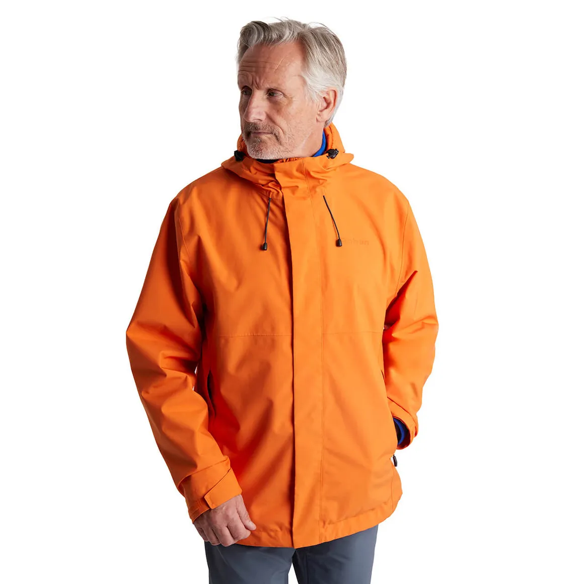 Men's Farne Waterproof Jacket Spiced Orange