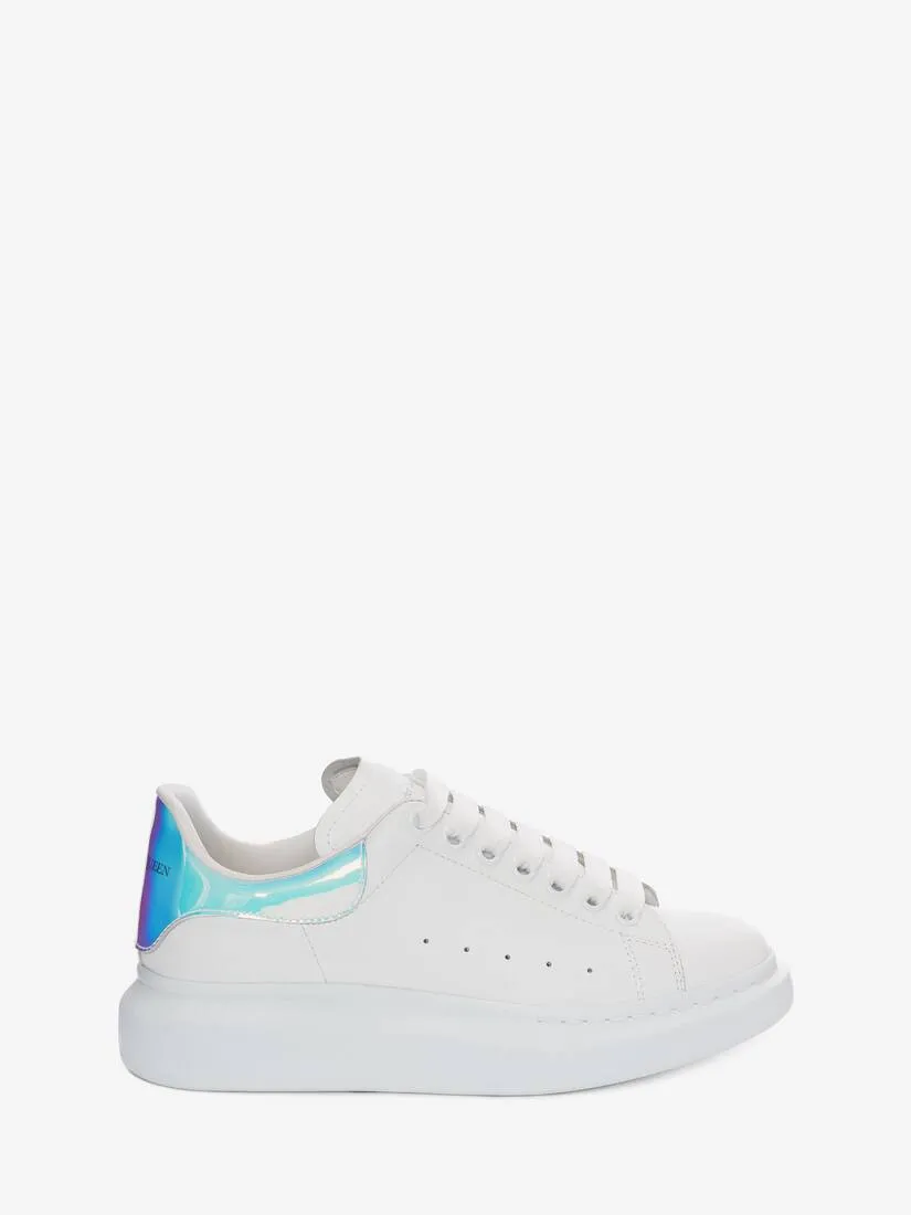 Men's Oversized Sneaker in White/shock Pink