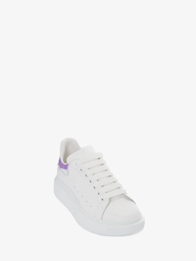 Men's Oversized Sneaker in White/shock Pink