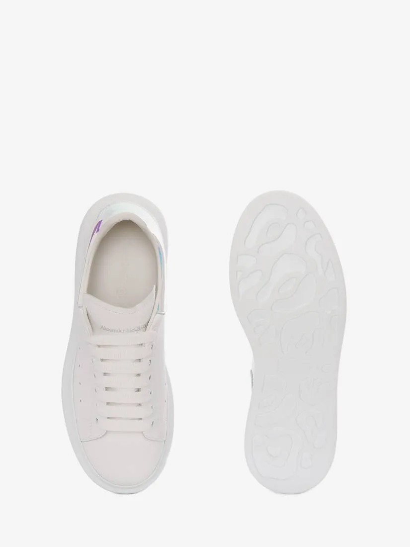 Men's Oversized Sneaker in White/shock Pink