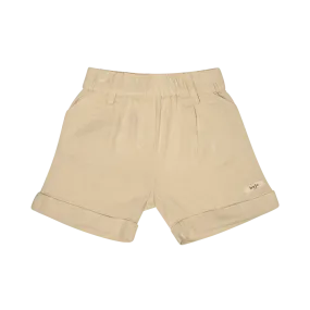 MILLS LINEN SHORT-Sand