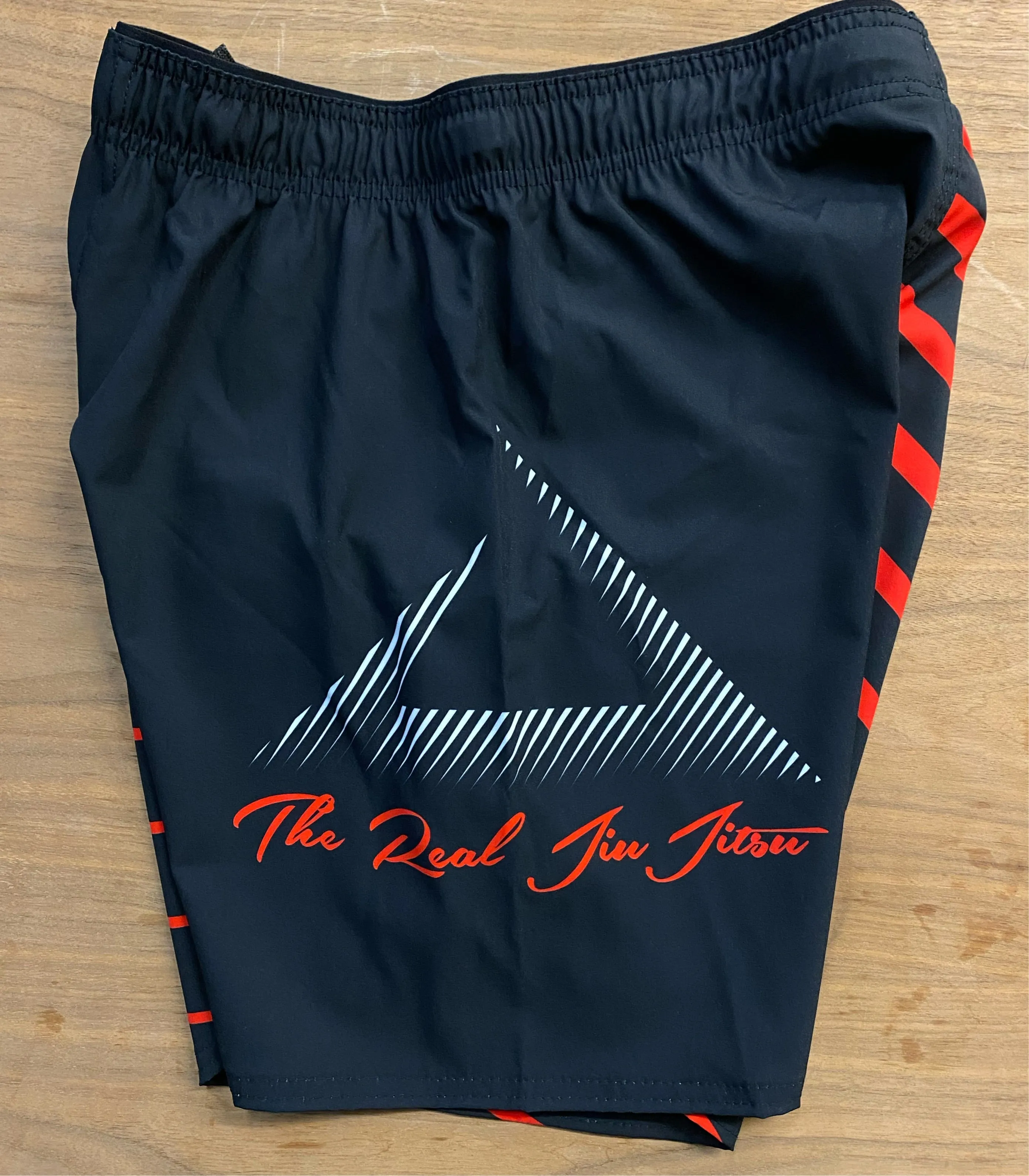 MMA SPEAR FIGHT SHORTS BLACK & RED