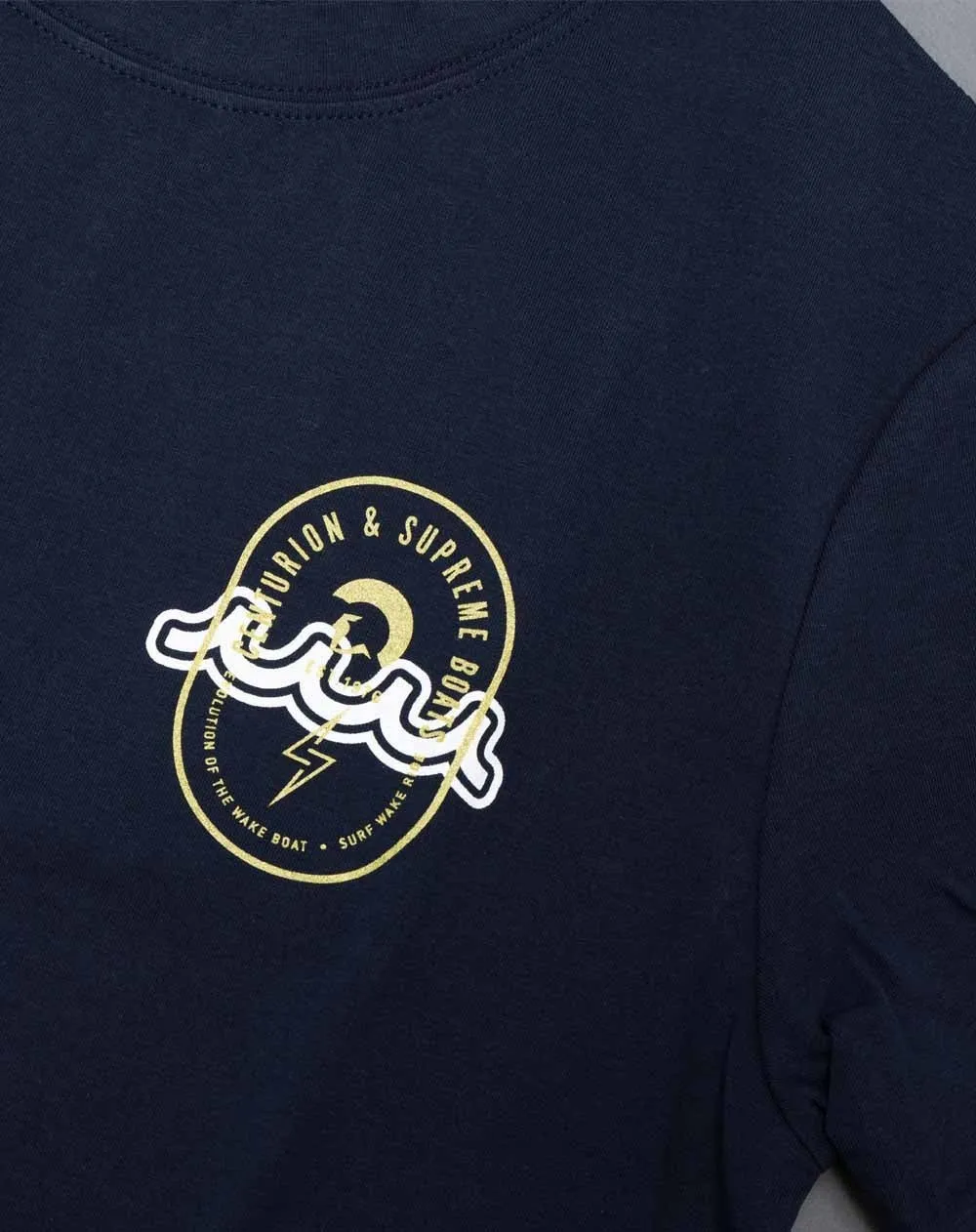 muta  |Crew Neck Collaboration Plain Cotton Short Sleeves Logo