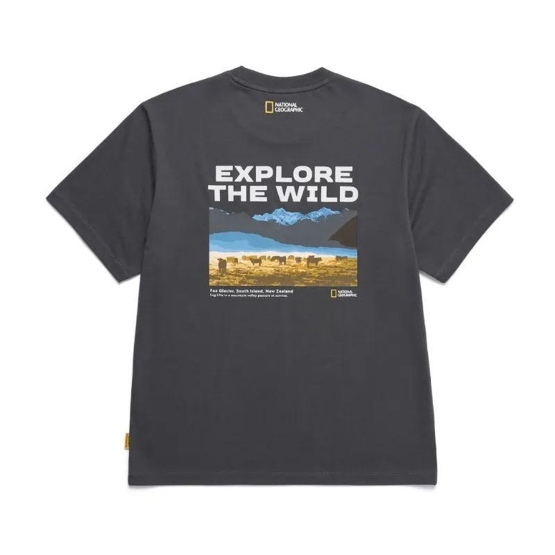 NATIONAL GEOGRAPHIC  |Unisex Street Style Logo T-Shirts