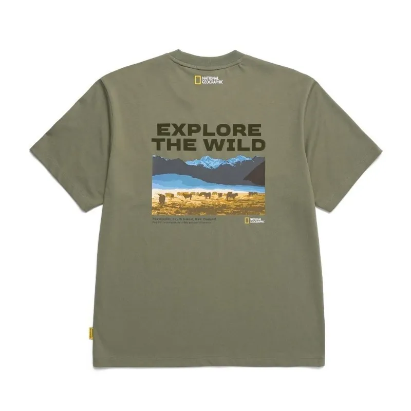 NATIONAL GEOGRAPHIC  |Unisex Street Style Logo T-Shirts