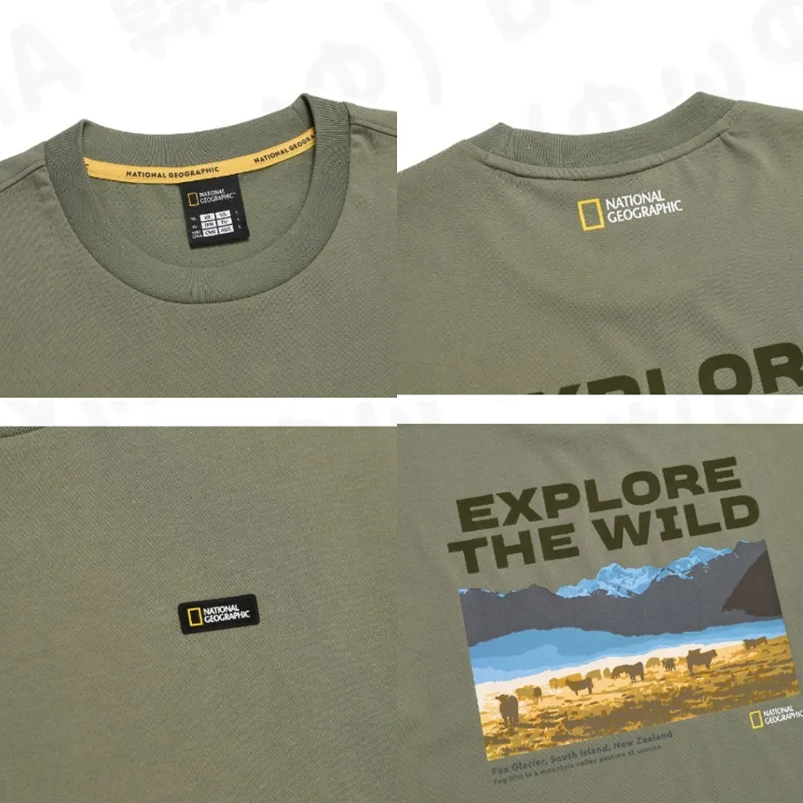 NATIONAL GEOGRAPHIC  |Unisex Street Style Logo T-Shirts