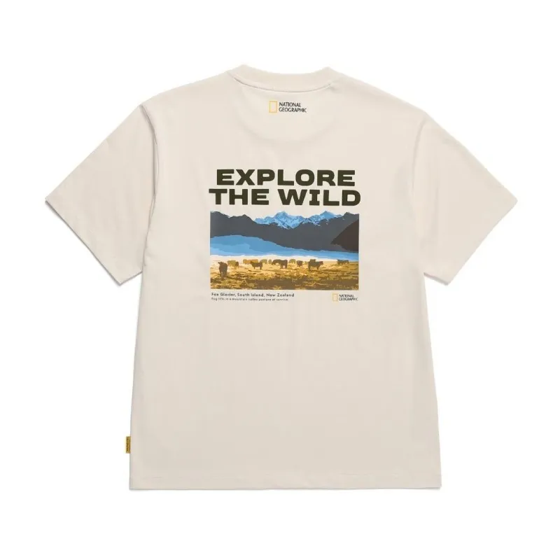 NATIONAL GEOGRAPHIC  |Unisex Street Style Logo T-Shirts