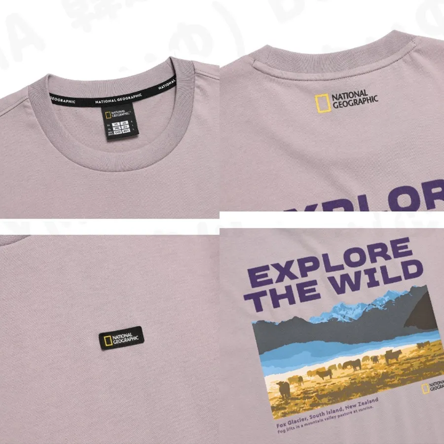 NATIONAL GEOGRAPHIC  |Unisex Street Style Logo T-Shirts