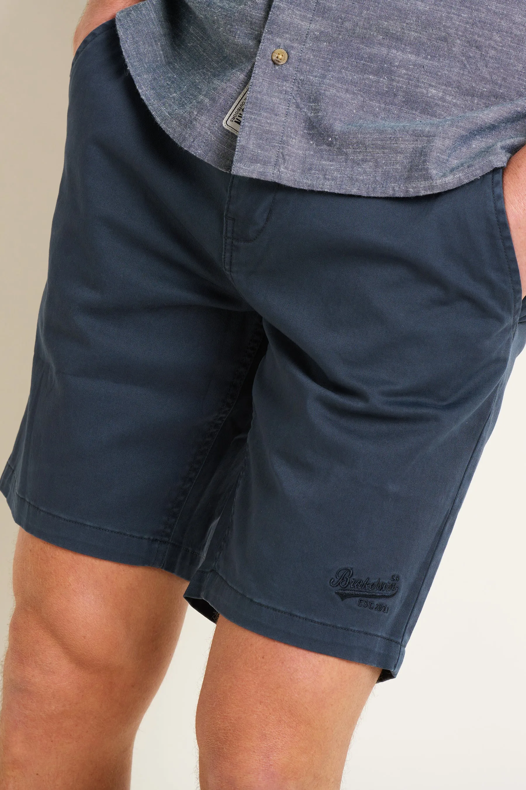 Navy Chino Short