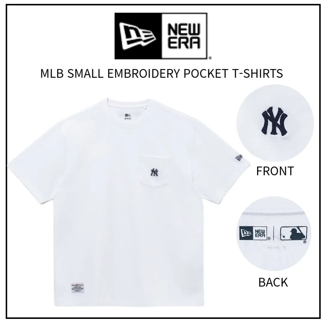 New Era  |Unisex Street Style Cotton Short Sleeves Logo T-Shirts