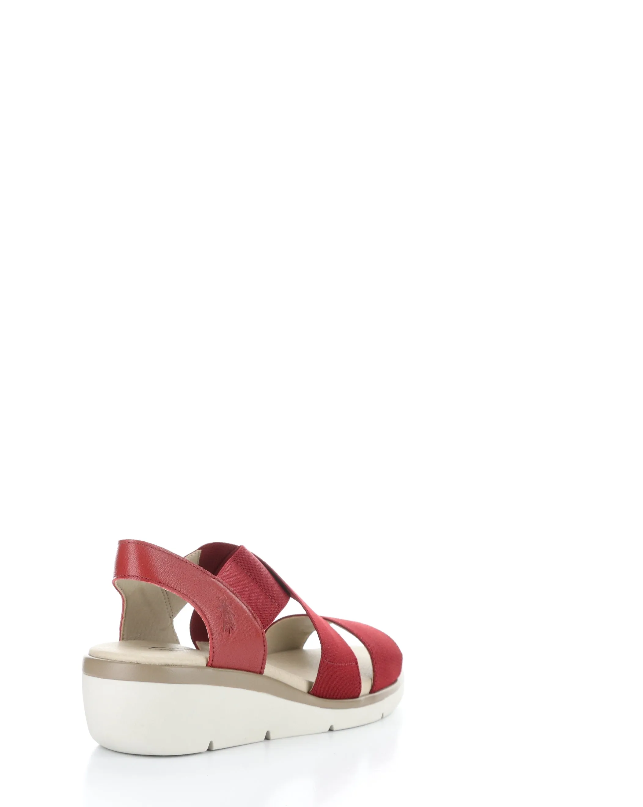 NOLI056FLY 001 LIPSTICK RED Elasticated Sandals