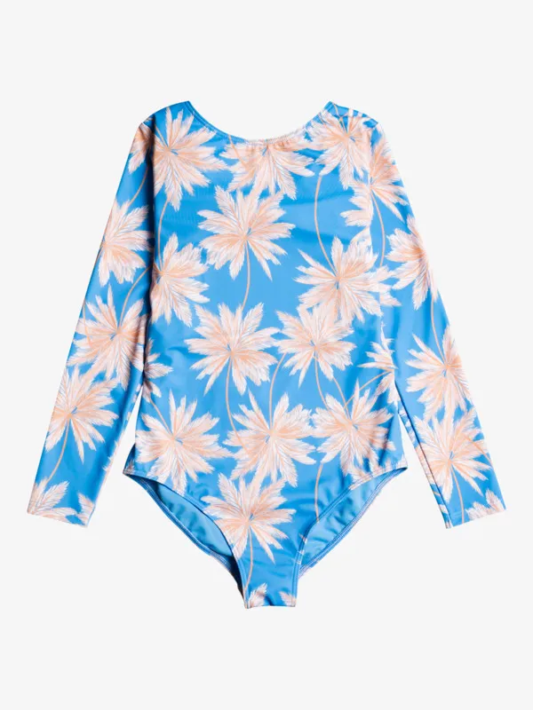 Ocean Treasure - Long Sleeve One-Piece Rashguard for Girls 6-16