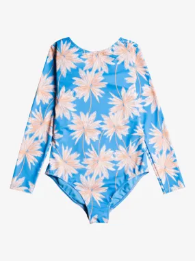 Ocean Treasure - Long Sleeve One-Piece Rashguard for Girls 6-16