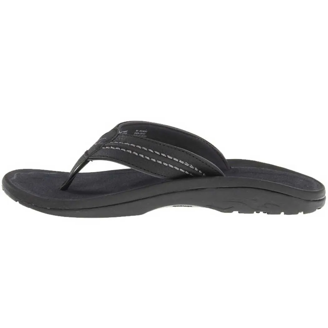 OluKai Hokua Sandal Black / Dark Shadow (Men's)