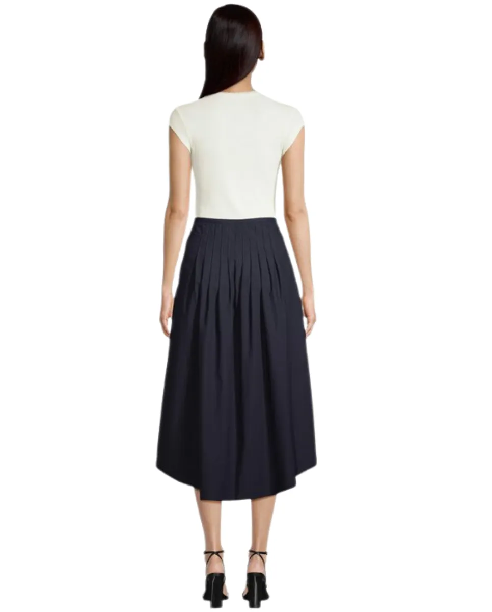 Olympia Midi Skirt Navy