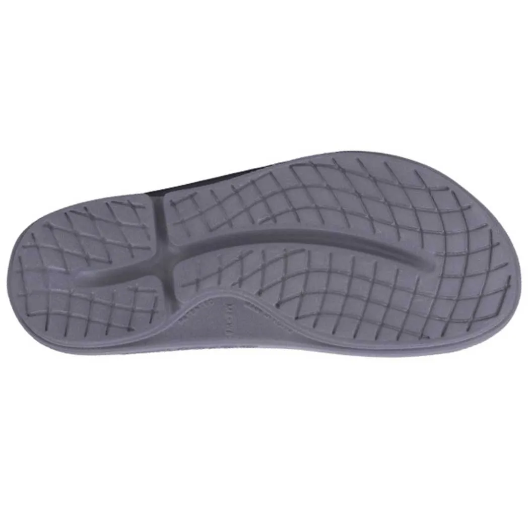 Oofos Ooah Slide Sandal Slate (Unisex)