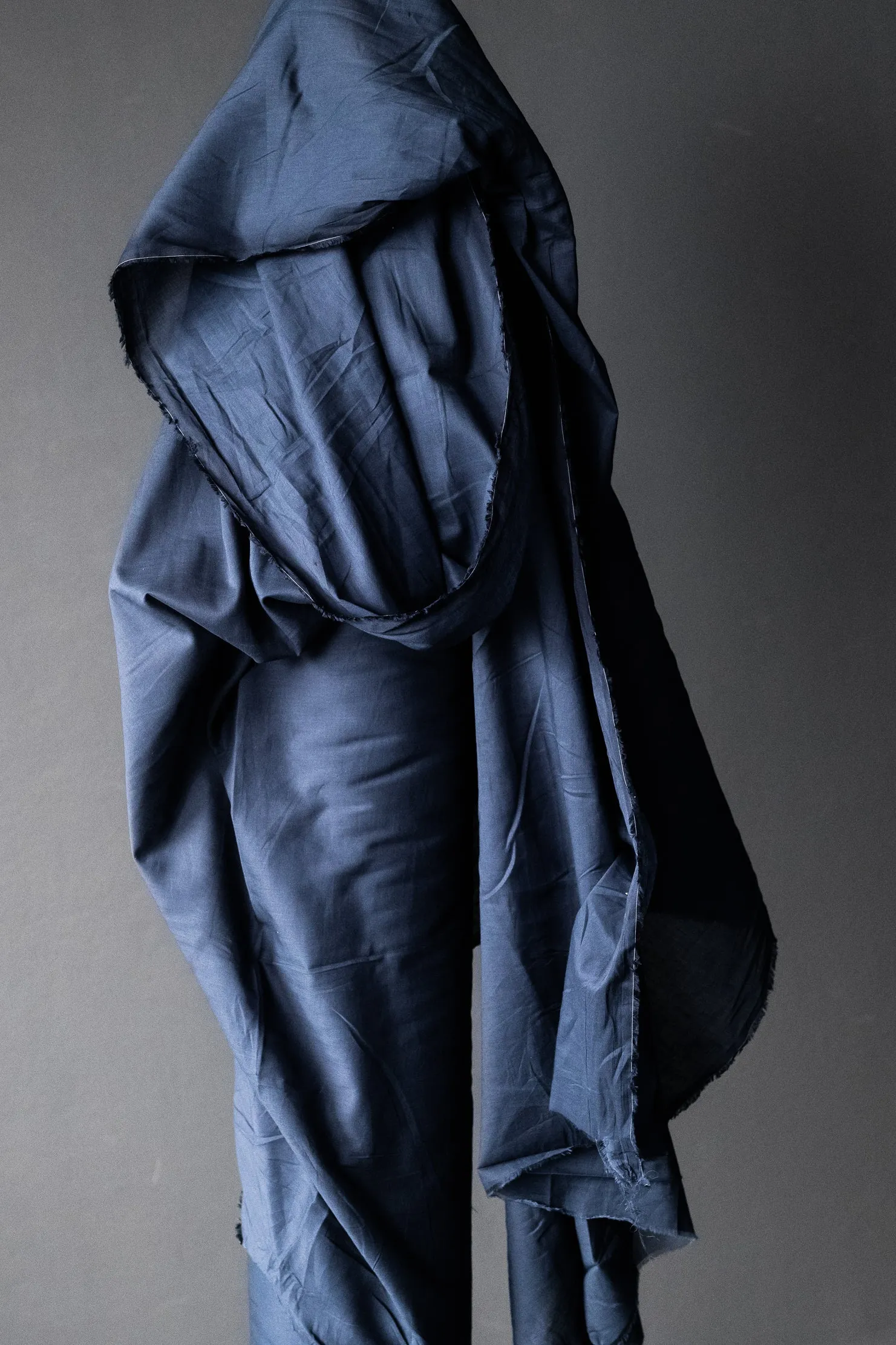 Organic Cotton Voile - Marine Blue